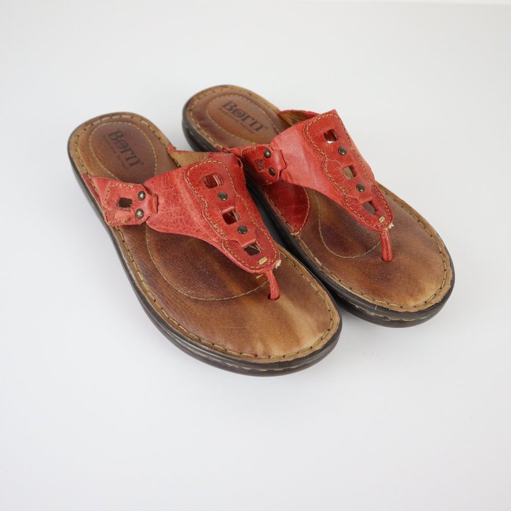 ✨Born Thong Style Leather Sandals - 8M